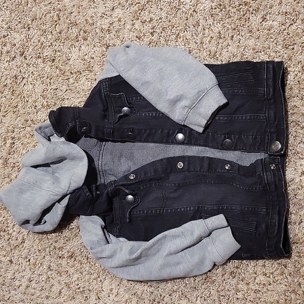 Wonder nation black jean jacket 5t